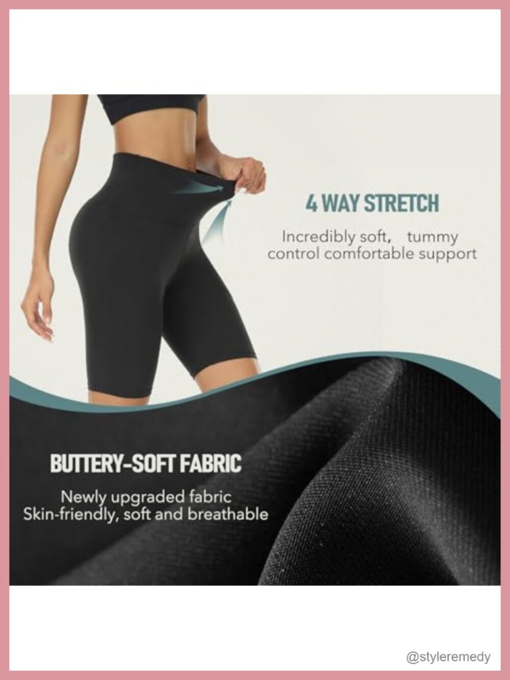 5 Pack High Waist Biker Shorts Buttery Soft 8" Workout Yoga Athletic Shorts - Picture 3 of 6